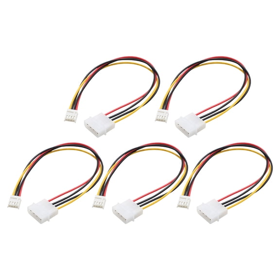 COOLHOOD Big 4Pin to Small 4Pin Convert Cable Floppy Disk Drive Power Supply Wire Computer to Power Connection Cord