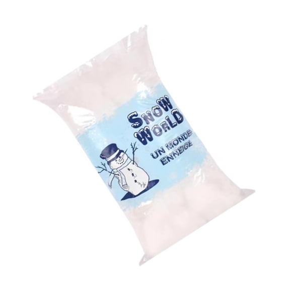 COOLHOOD Christmas Artificial Snow Furry Cotton Snow Decoration for Enhancing Christmas Village and Mantles Displays