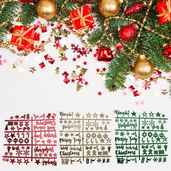 COOLHOOD Christmas Holiday Characters For Changeable Felt Letter Board Message Boards Words Office Home Decoration