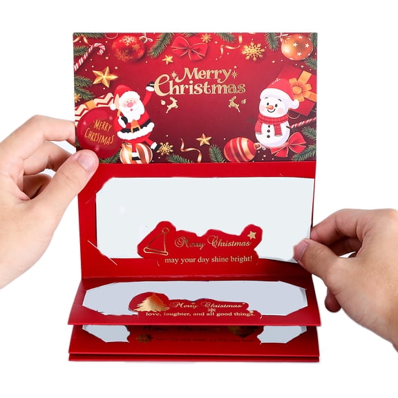 COOLHOOD Christmas Money Envelope For Holiday Donations Permanent White Cardstock Excellent For Family Gatherings Office Parties