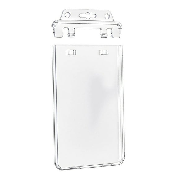 COOLHOOD Clear Card Holders Waterproof Badge Holders Card Protective Case Credit Card Protector Card Case for Travel Use