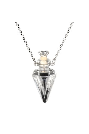 Clear Water Bottle Necklaces Essential oil Keep Openable Make a for Wish Pendant Blood Vial Necklace For Wo