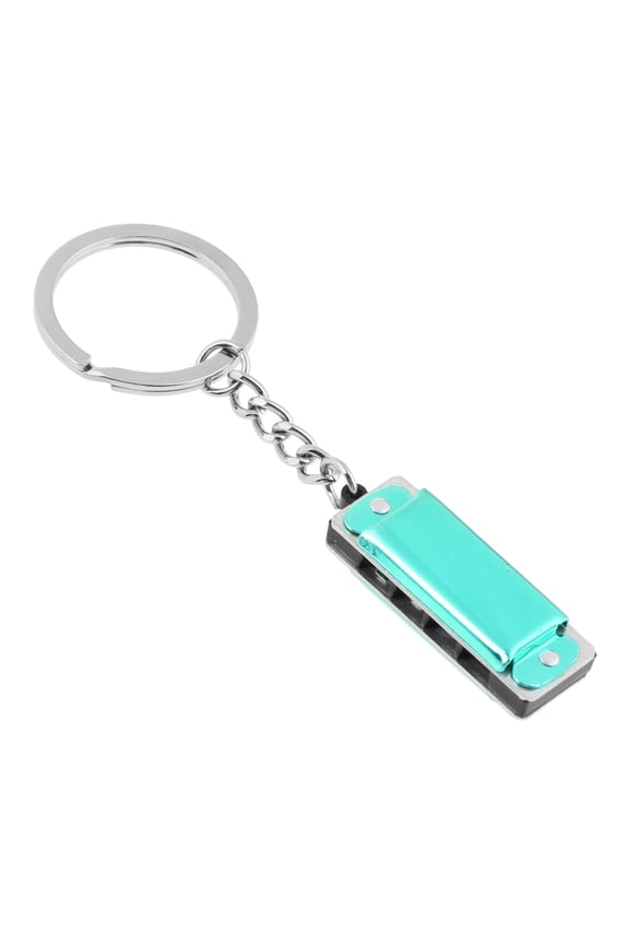 Colorful Harmonica Keychain Harmonica 8 Tone 4 Holes for Chain for 3.6 x1.2 x 0.8cm for Toy