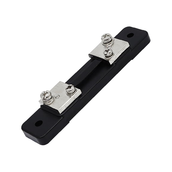 COOLHOOD Compact Current Shunt Resistor External Shunt Current Meter Direct Current Measure for Engineers & Enthusiasts