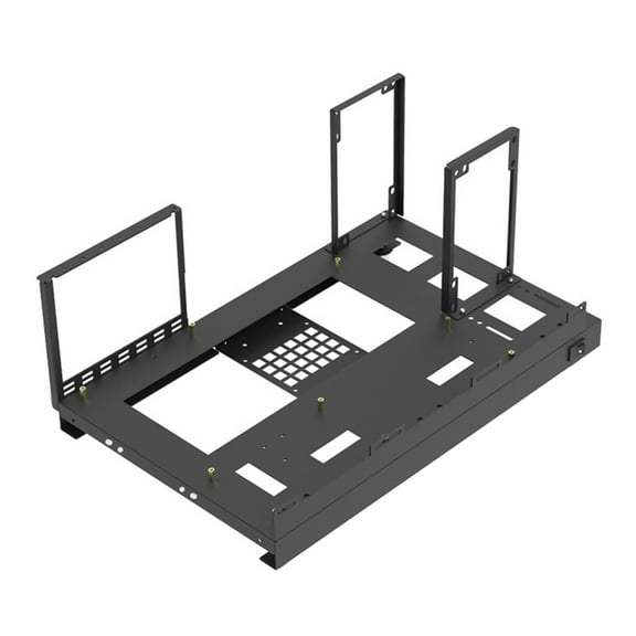 COOLHOOD Computer Motherboard Case Rack Personality Open Chassis Vertical Overclocking Open Aluminum Frame Chassis Rack