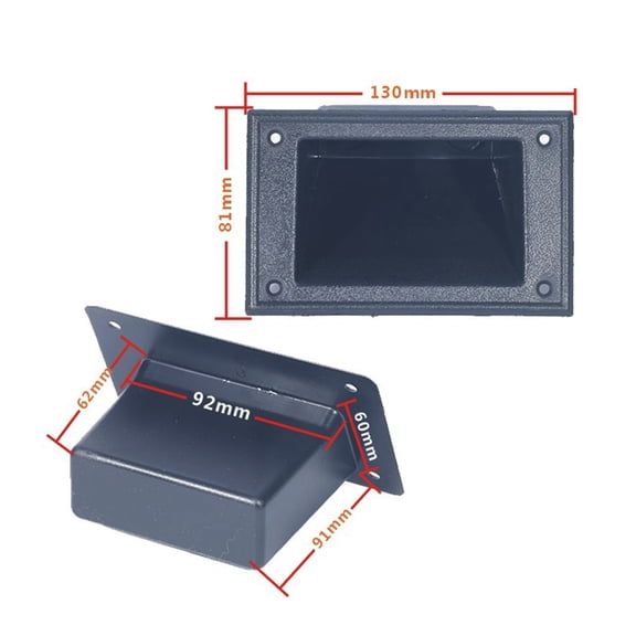 COOLHOOD Convenient Recessed Handle Grasp Handle Grip Holder for Easy to Carry and Install Include Screws