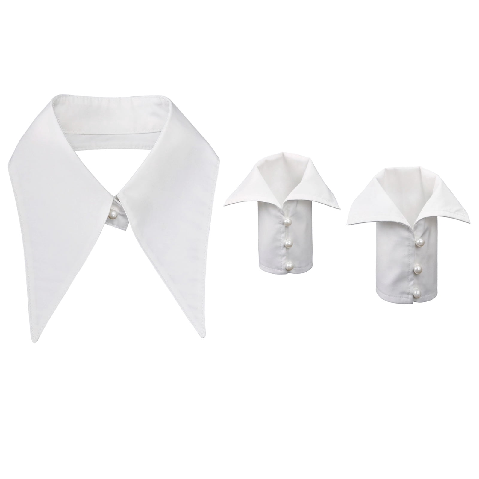 COOLHOOD Cotton Large Pointed Detachable Collar for Comfort ...