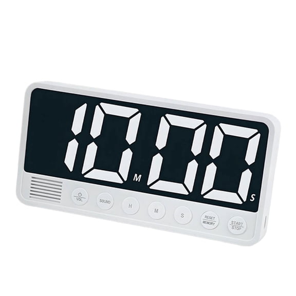 COOLHOOD Count Up/Down Timer for Classroom Cooking Timer Stopwatch Kitchen Digital Timer Table Magnetic Timer LED Display