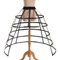 thumbnail image 1 of COOLHOOD Crinoline Underskirt Petticoat Cage 2/3/4/5 Hoops for Women Girls Bridal Dress Vintage Gown Short Long Hoop Skirt, 1 of 3