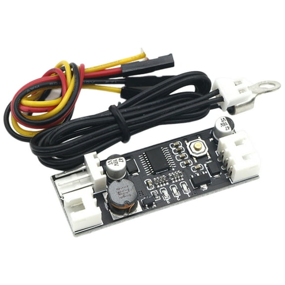 COOLHOOD DC12V Speed Controller Fan Speed Governor 2-3 Wire Computer Temperature Control Switches for PC CPU Coolers Fan Alarm
