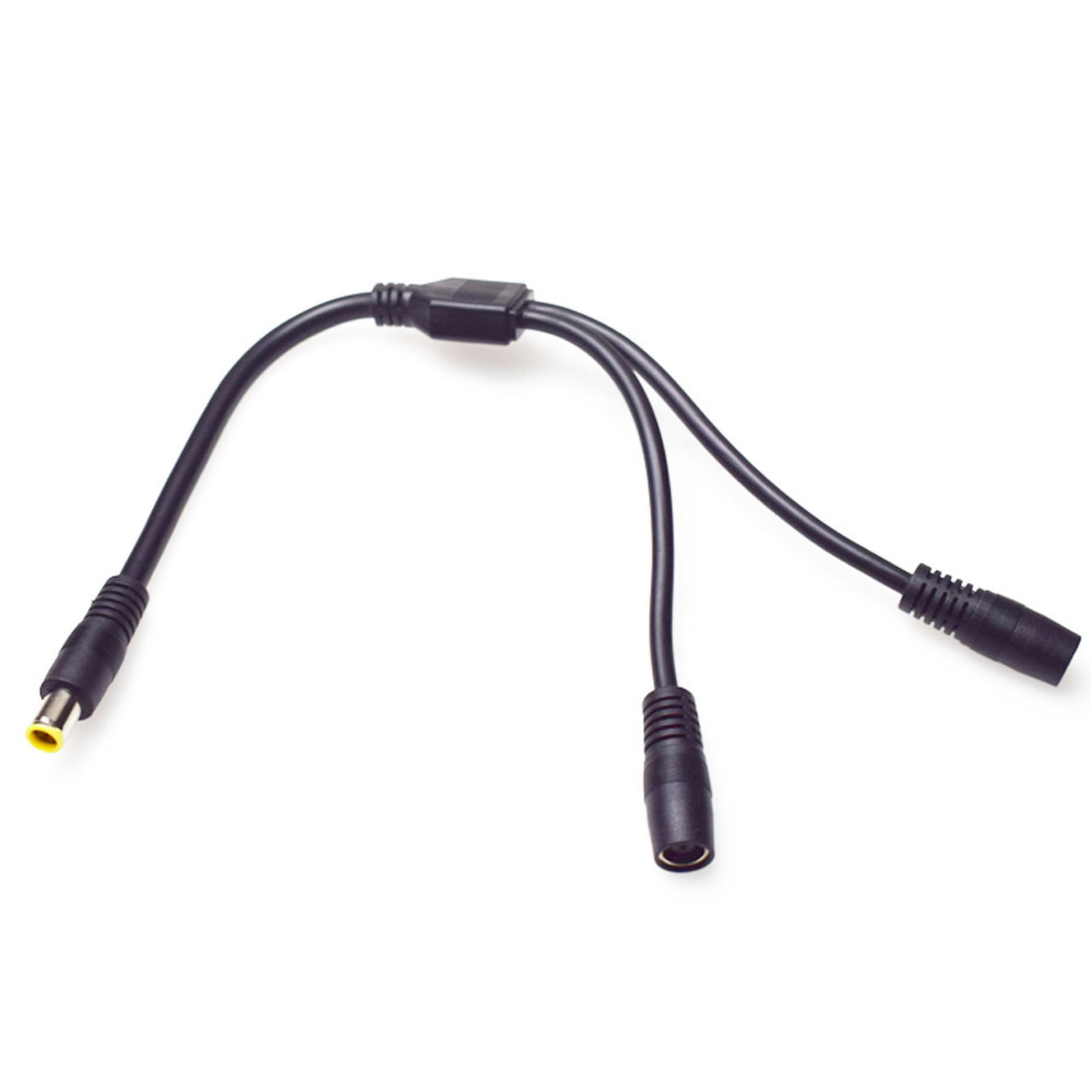 COOLHOOD DC7909 Solar Panel Connection Cable 1 Male to 2 Female Y Branch for Efficient Charging, ABS Cord Under 36V