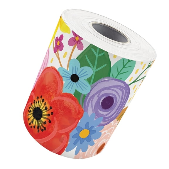 COOLHOOD Decorative Bulletin Board Trim for School, Classroom Home Scalloped Border Sticker Bulletin Border Trimmer Poster Board