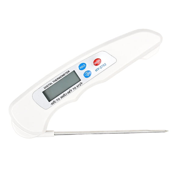 COOLHOOD Digital Display Food Thermometers With Long Probe For Precise Cooking Baking Frying And Liquid Temperature