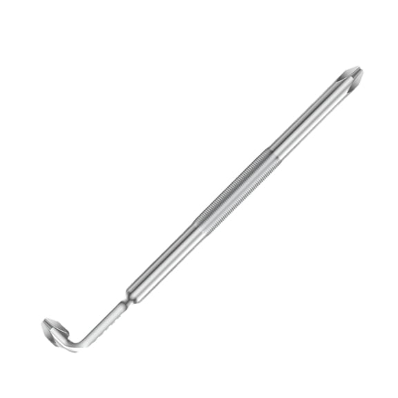 COOLHOOD 90 Degree Angled Screwdriver Double Head Design High Torques Alloy Steel Antislip Grip Compact Hand Tool