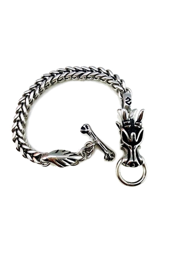 Dragon Chain Bracelets Dragon Link Bracelets Dragon Head Bracelets Alloy Gothic Bracelet for Men