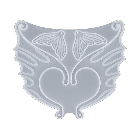 COOLHOOD Ear Clip Silicone Mold Butterfly Fairy Wing Piercing Earrings Crystal Epoxy Resin Molds Ear Covers Jewelry