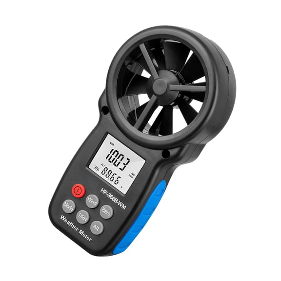 COOLHOOD Easy Carry Air Speeds Tester with Low Power indicates Weatherproof Anemometer for Engineers & Adventure Enthusiasts