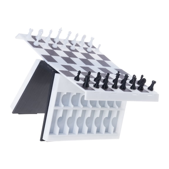 COOLHOOD Educational Chesses Board Game With Folding Book Innovative Design Chesses Board Set Enhances Strategy Skill Adults