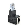 thumbnail image 1 of COOLHOOD Elbow Rj45 Male To Female Cable 90 Degree Adapter Extension Crystal for Head, 1 of 2