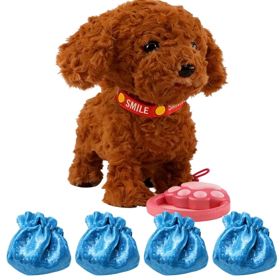 COOLHOOD Electric Plush Dog That Walks and Learns to Talk for Interactive Play