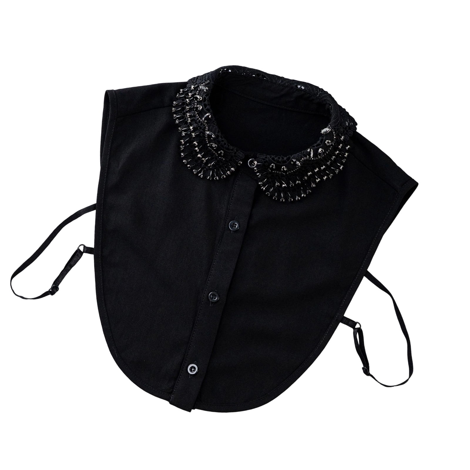 COOLHOOD Embellished Detachable Collar Elegant Sheer Lace Appliques ...