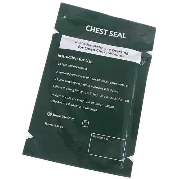 COOLHOOD Emergencies Trauma Sticker Chest Seal Vented Medically Outdoor Tool Medically Chest Seal Vented Dressing Bandage