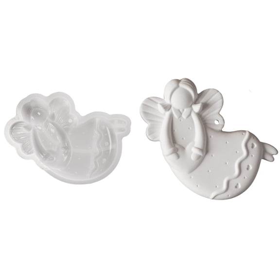 COOLHOOD Figurine Angelic Sturdy Silicone Squeeze Mould Set Craft Supplies for Creativity and Home Decoration Enhancement