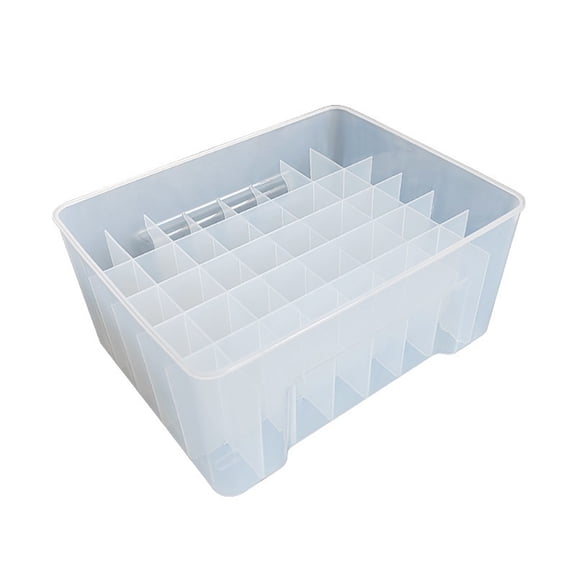 COOLHOOD Fishing Box 40 Grids Tackle Box Lined Box Squid Hard Lures Tool Case Portable Fishing Storage Organizers