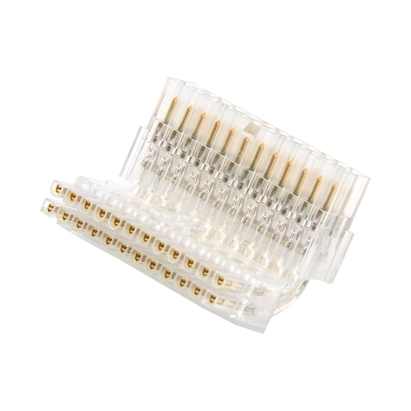 COOLHOOD Flexible 24Pin/8pin Female to Male 90 Degree Power Adapter Connector for CPU power Adapter Right Connectors