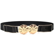 COOLHOOD Flexible Elastic Waistband Decorative Waist Belt With Metal Metal Closure without Holes Adjustable For Men Women Youth