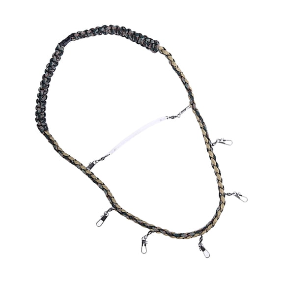 COOLHOOD Fly Fishing Lanyard Necklace with Clip Multifunction Tool Holder Lanyard Fishing Gear Equipment Fly Fishing Accessory