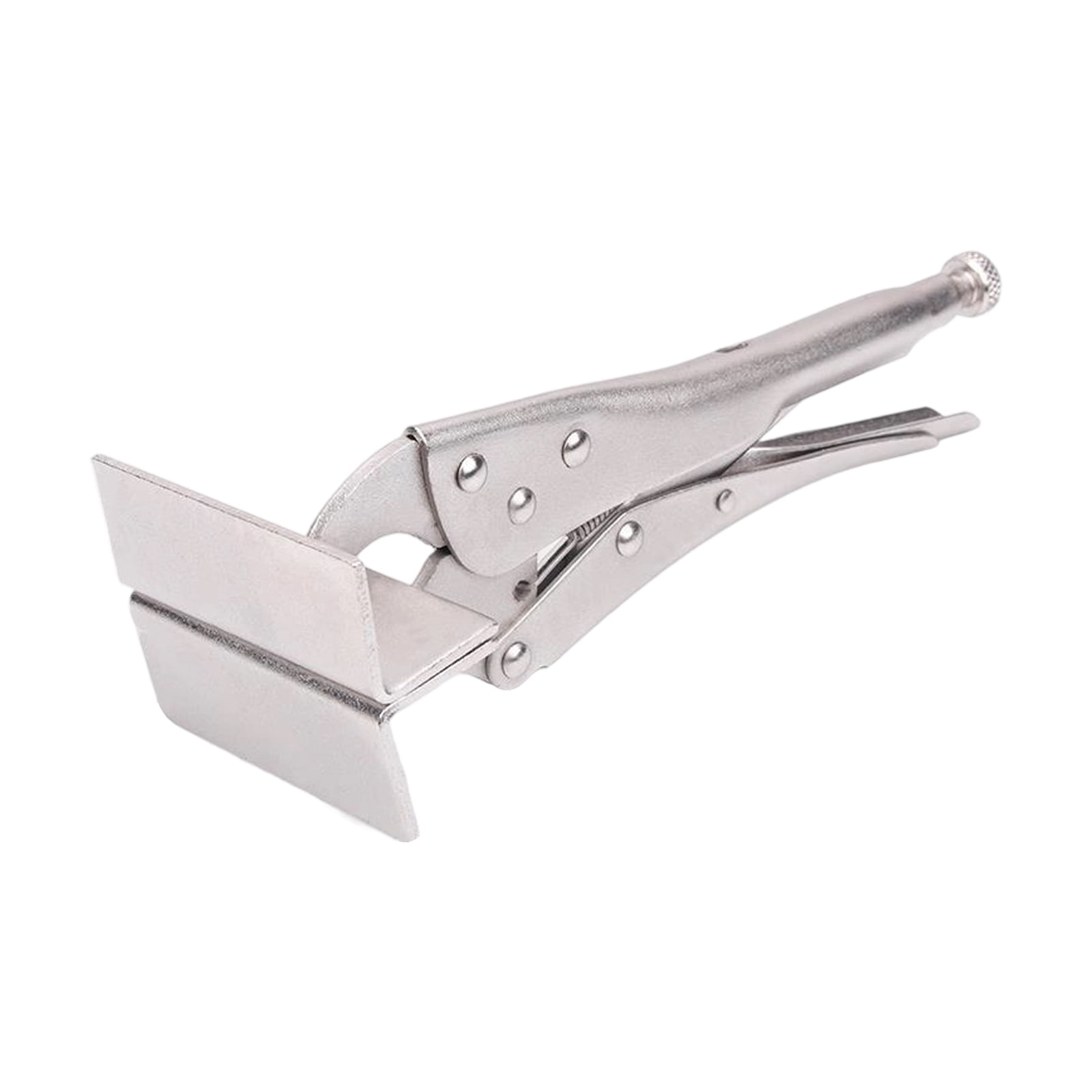 COOLHOOD High Carbon Steel Locking Flat Nose Plier Grip Featurings Adjustable Screw Mechanism And Ergonomic Handle Tool