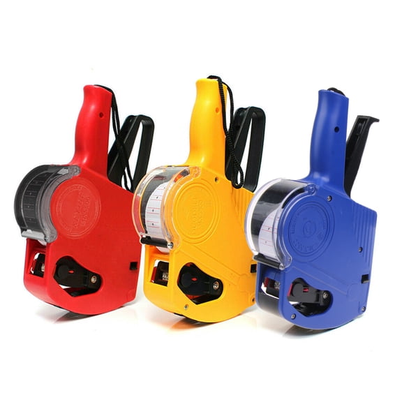 COOLHOOD Handheld Labelling 8 Digits 21 X 12mm Labels Machine Fits for Supermarket Shopping Mall