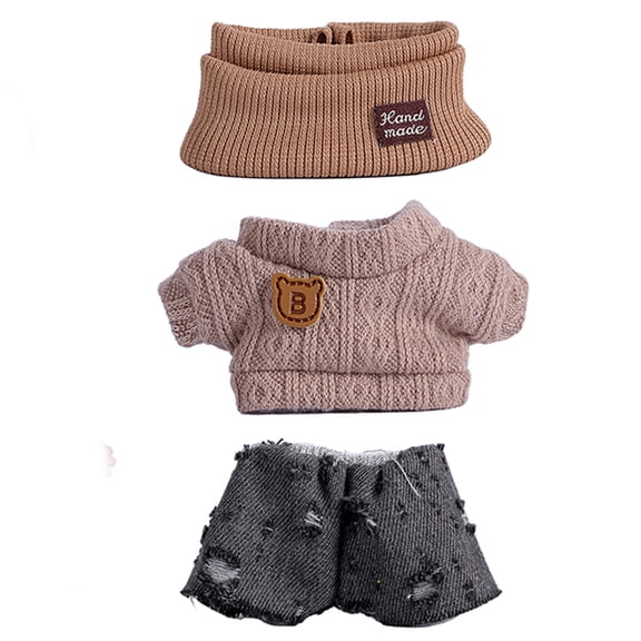 COOLHOOD Handmade Doll Outfit For 17cm Collectible Doll Easy Sweater Roleplay Plush Dolls Dressingup Garment