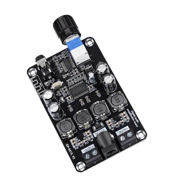 COOLHOOD High Efficiency Adjustable Music Amplifier Board Stereo Output 50W per Channel Build In Protect for Various Power