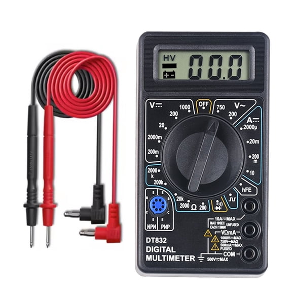 COOLHOOD High Precisions Easy Carry Digital Electric Meter Electrical Circuit Tester with overloading Protections & Signals Gen
