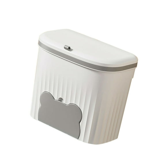 COOLHOOD Kitchen Composts Bin Cabinets Door Mounted Trash Can with Lid Under Sink Garbage Storage , Waste Contain