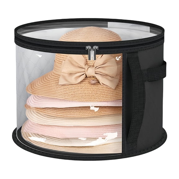 COOLHOOD Large Foldable Hat Storage Bag For Travel And Closet Organization Suitable For Various Types Of Hats And Clothes