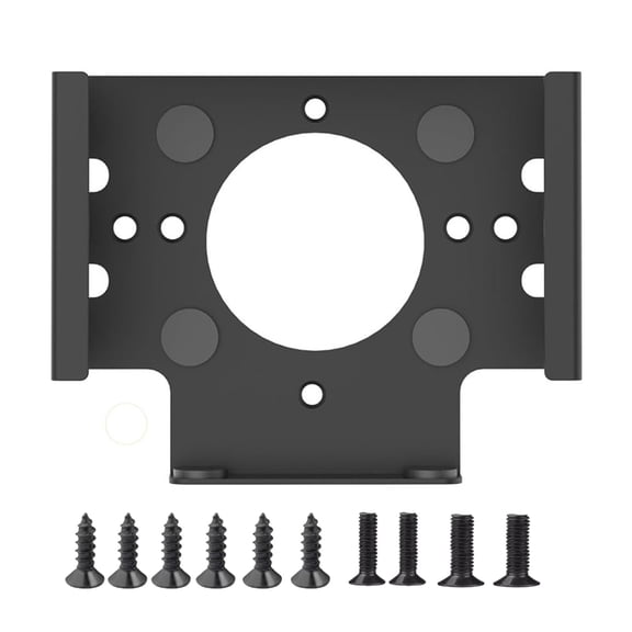 COOLHOOD Metal Mounting Bracket Space Saving For Small Desktop Computer Under Desk Or Behind Screen Mounting Holder