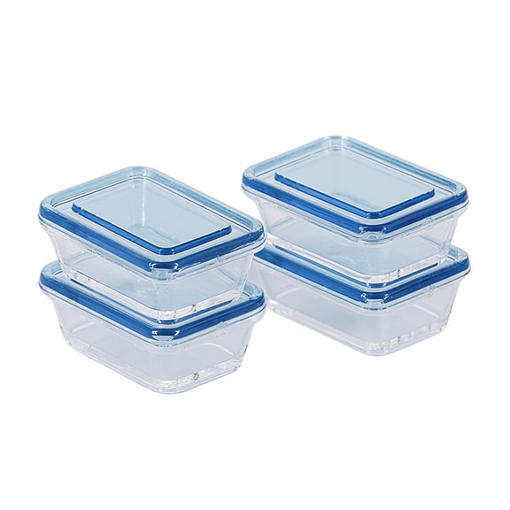 COOLHOOD Miniature Clear Storage Box With Lid For 1/6 Scale Dollhouses Accessories Display Organizers
