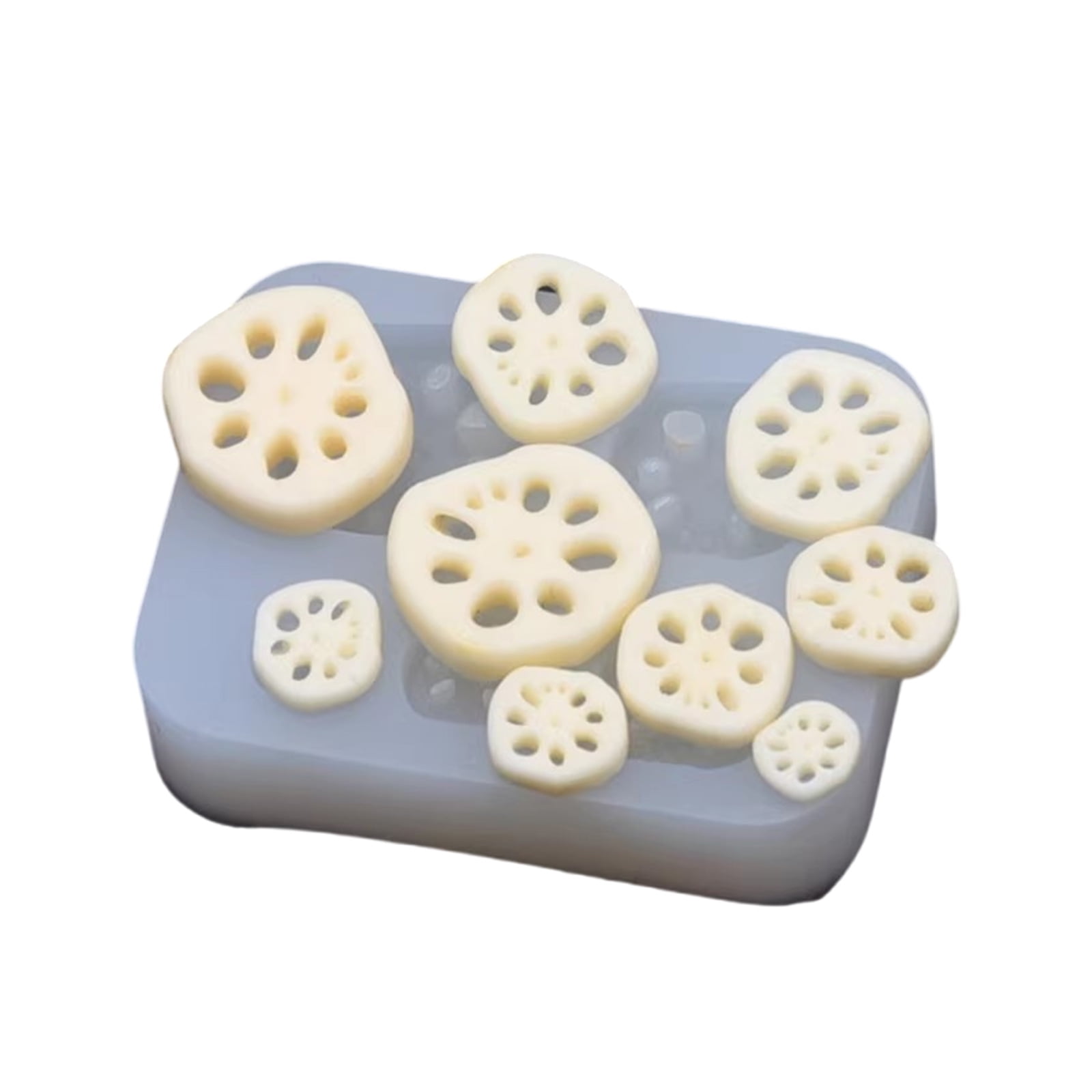 COOLHOOD Miniature Silicone Mold for Realistic Lotuses Root Slices ...