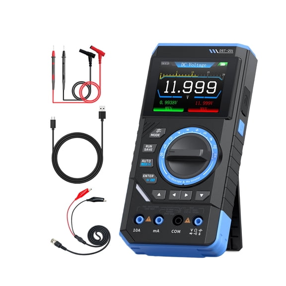 COOLHOOD Multifunction Digital Multimeter with Comprehensive Measurement Functions Oscilloscope & Signals Generator for Industri