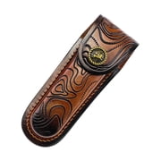 COOLHOOD Multipurpose Leather Knives Holder Secure Protections Cover Adjustable Belt Clip Knives Carry Case For Camping