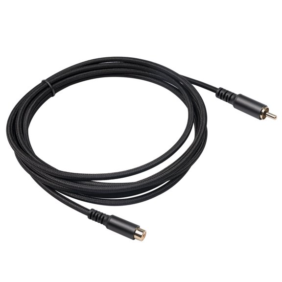 COOLHOOD Music Extension Cable for Subwoofer, Male to Female Cable with Gold Plated Connectors for Analog
