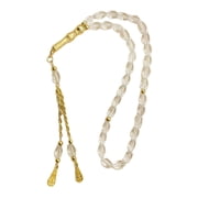 COOLHOOD Muslims Beads Tasbih Beads With Gold Tassels For Meditation Ceremony And Spiritual Practices Use