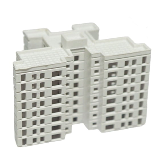 COOLHOOD N Scale 1:500 Apartment Building Assembling Model Realisms Scene Sand Table Buildings Model for Sprays Painting