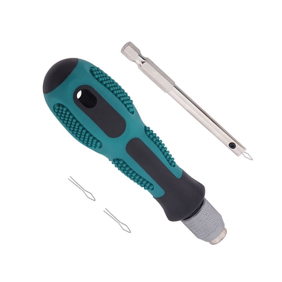 COOLHOOD Nipple Screwdriver Nipple Removal & Insertion Tool Bicycles Rims Spokes Screwdriver with Handle Bike Nipple Driver Tool