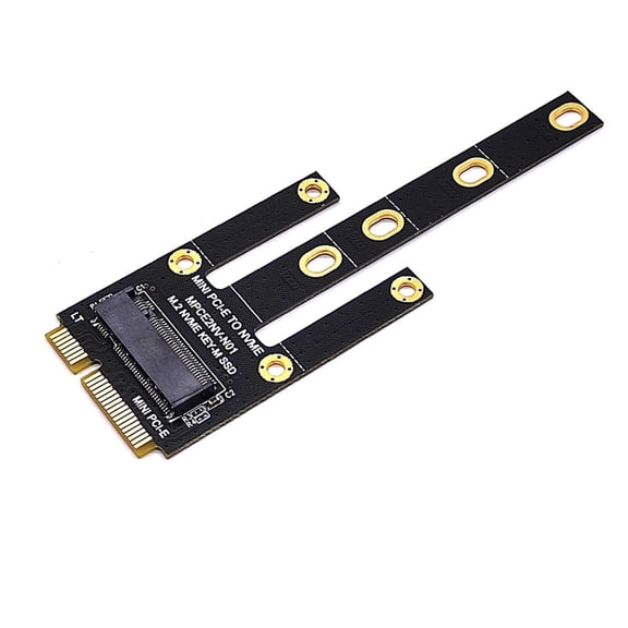 COOLHOOD PCIE to M Key Adapter Card Board Converter Expansion Card Risers Supports 2230 2242 2260 2280 PCIE M Key