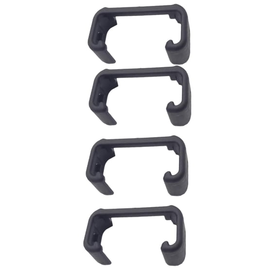 COOLHOOD Pack of 4 Strong Seat Rails Caps General Fit Seat Glides Clips Seat Track Covers set for Automotives Use