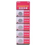 COOLHOOD Pack of 5pcs CR1620 Coin Cell Batteries 3V Lithium Button Battery Set for Toy, Calculators, and Remote Controls